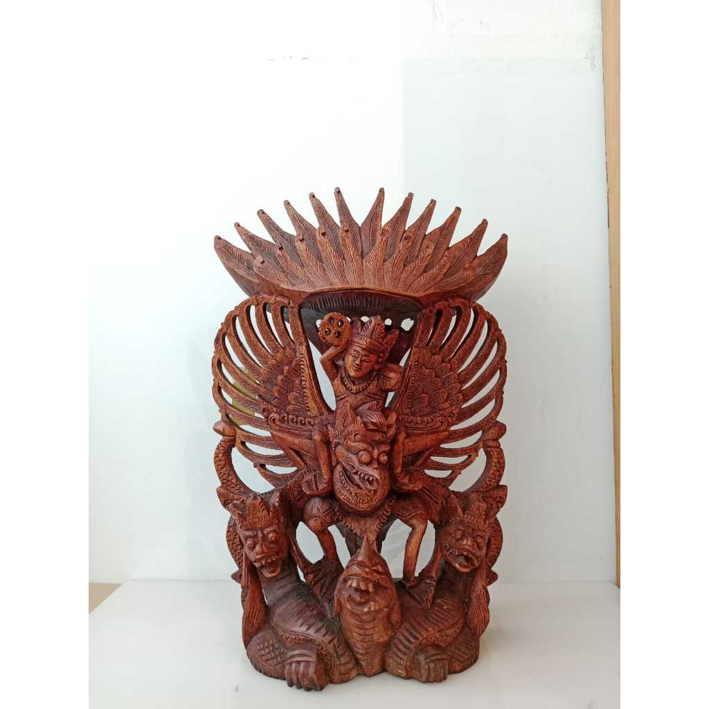 PATUNG KAYU BURUNG GARUDA