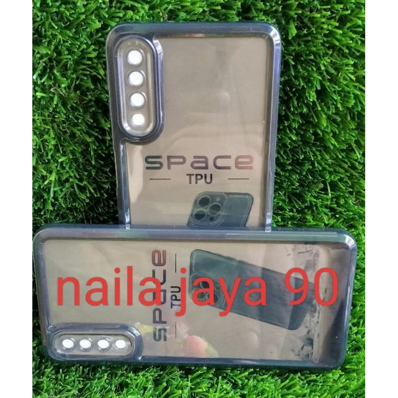 Softcase TPU SAMSUNG A7 2018 Slikon Case Clear Bening Hitam/ Bening Transparan Pelindung Belakang HP