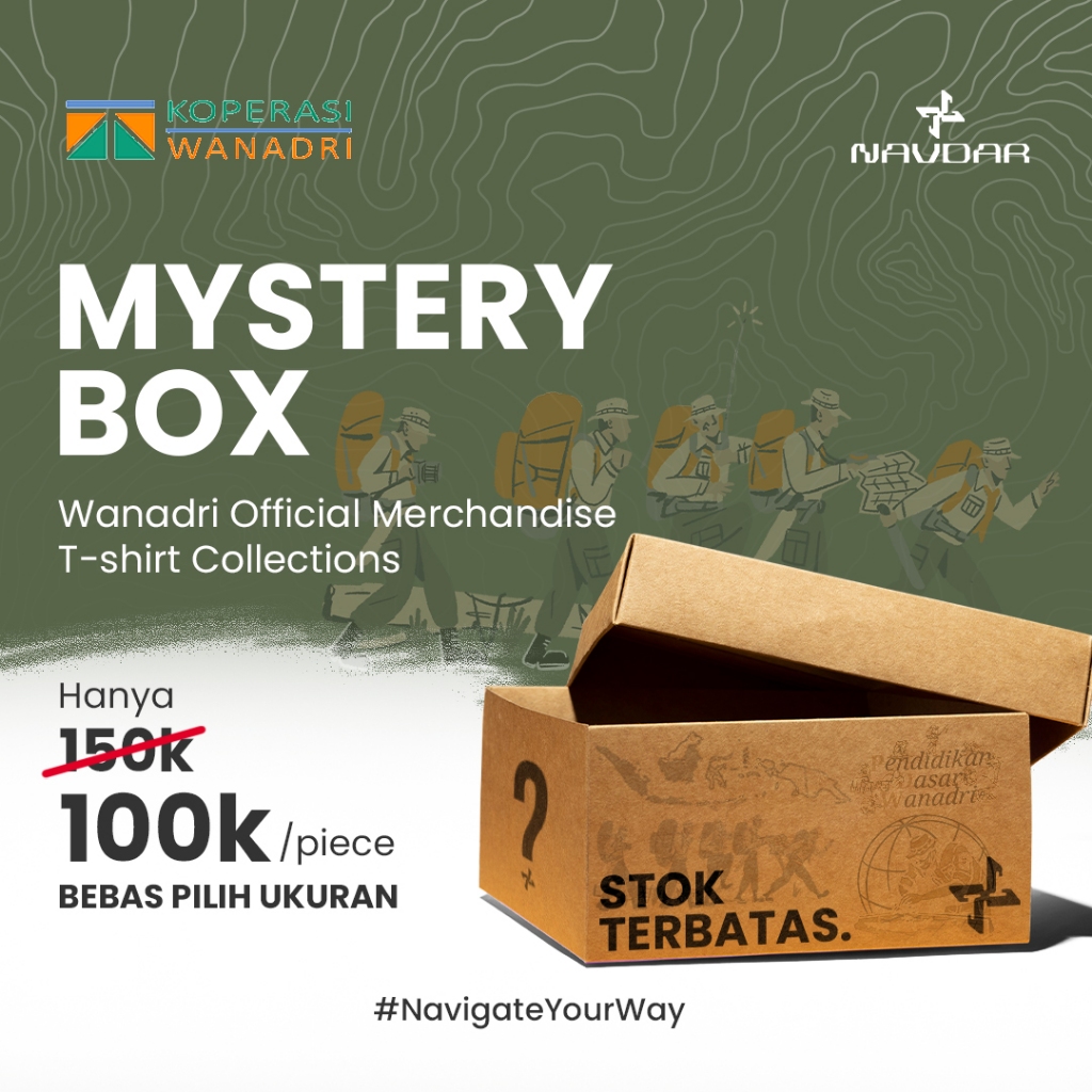 PROMO Merchandise Kaos Wanadri terbatas