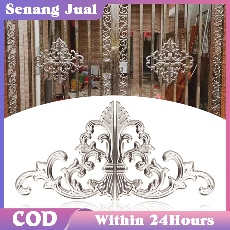 Ornamen Plat Besi Dekorasi Pintu Ornamen Pagar Stainless Mewah Aksesoris Pagar Bes