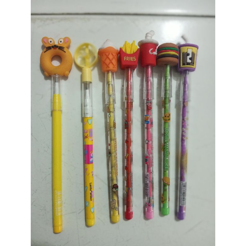 

Pensil Bensia Lantu Susun Sambung Fancy Karakter / Pensil Sambung Susun / Pensil Mekanik Karakter Lucu