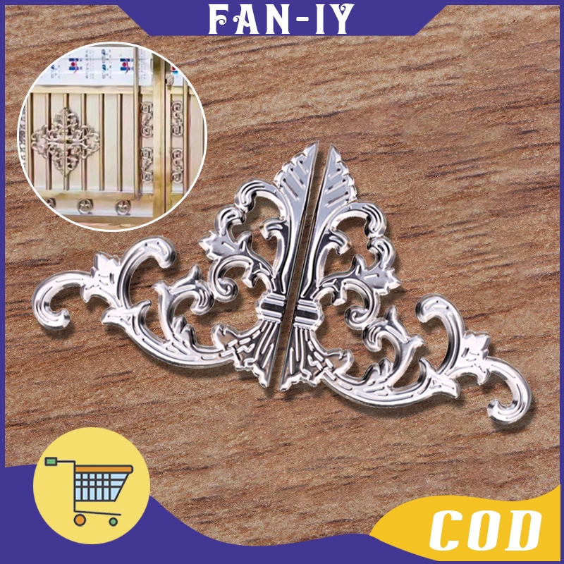 260*540mm Ornamen Pagar Besi Stainless Hiasan Pintu Aksesoris Pagar Bes Anti Karat
