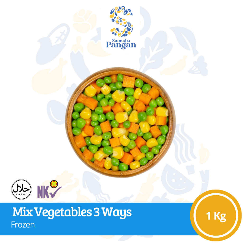 

Mix Vegetable 3 Ways Sayur Beku 1 Kg Tangerang