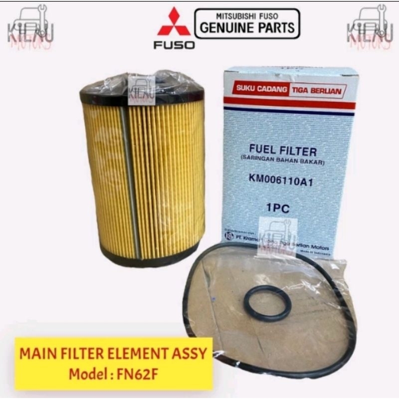 FUEL FILTER FUSO FIGHTER EURO 4 ORIGINAL ASLI KTB KM006110A1  FILTER SOLAR FIGHTER EURO 4 ORI ASLI K