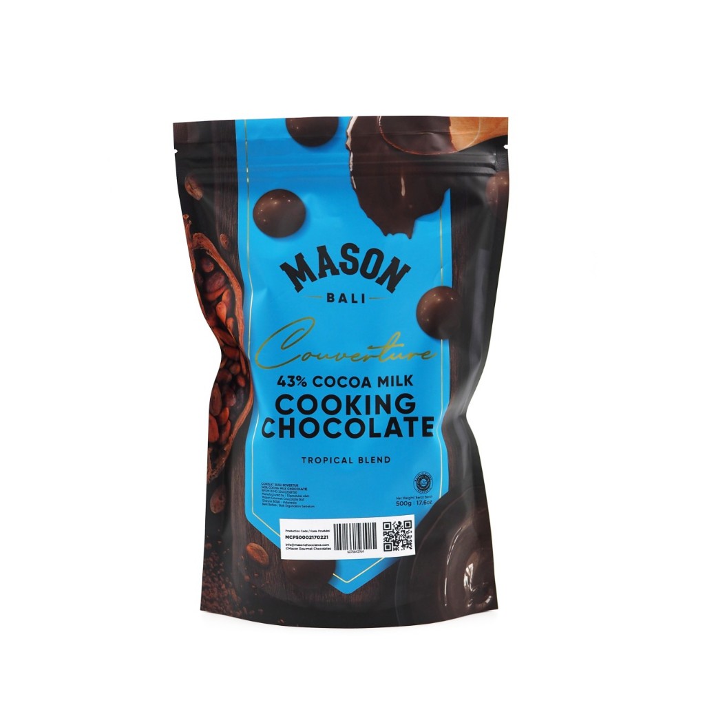 

43% Couverture Milk Cooking Chocolate 500gr