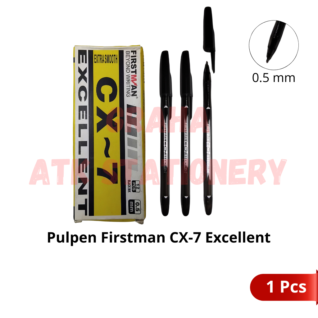 

[1 Kotak] Pulpen Firstman CX-7 Excellent / Ball Pen / Pena 0.5mm Firstman CX-7 Excellent