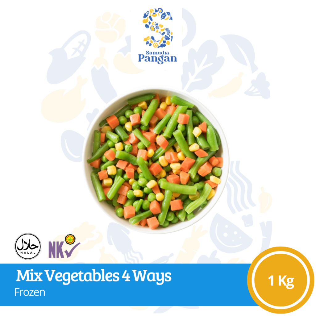 

Mix Vegetable 4 Ways Sayur Beku 1 Kg Tangerang