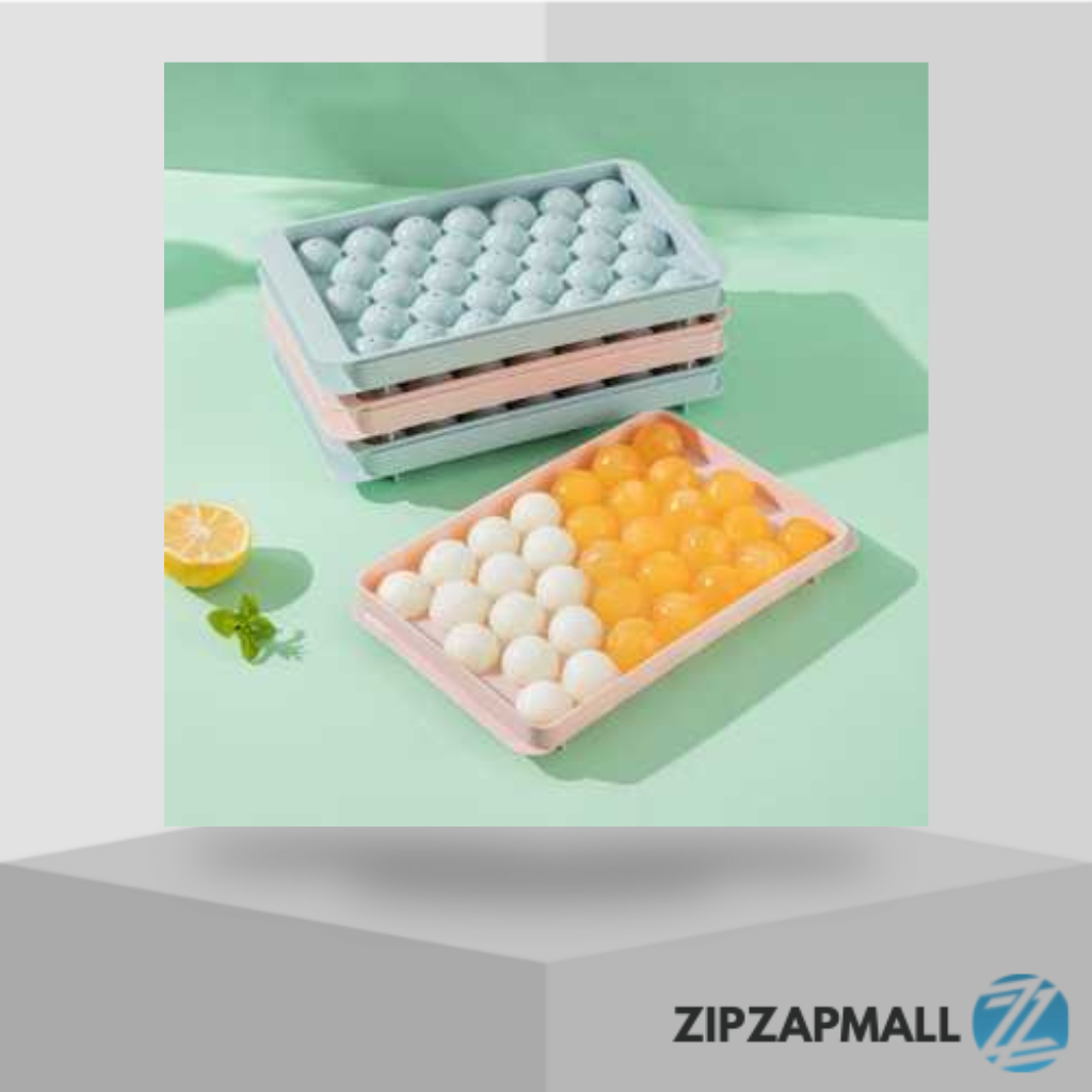 Cetakan Es Batu Bulat 33 Grid Ice Cube Mold BPA Free / Cetakan Karet Es Batu Kristal Silikon