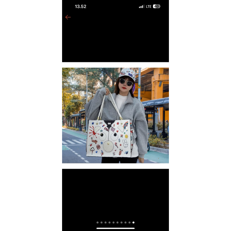 Tas tote bag eye theme