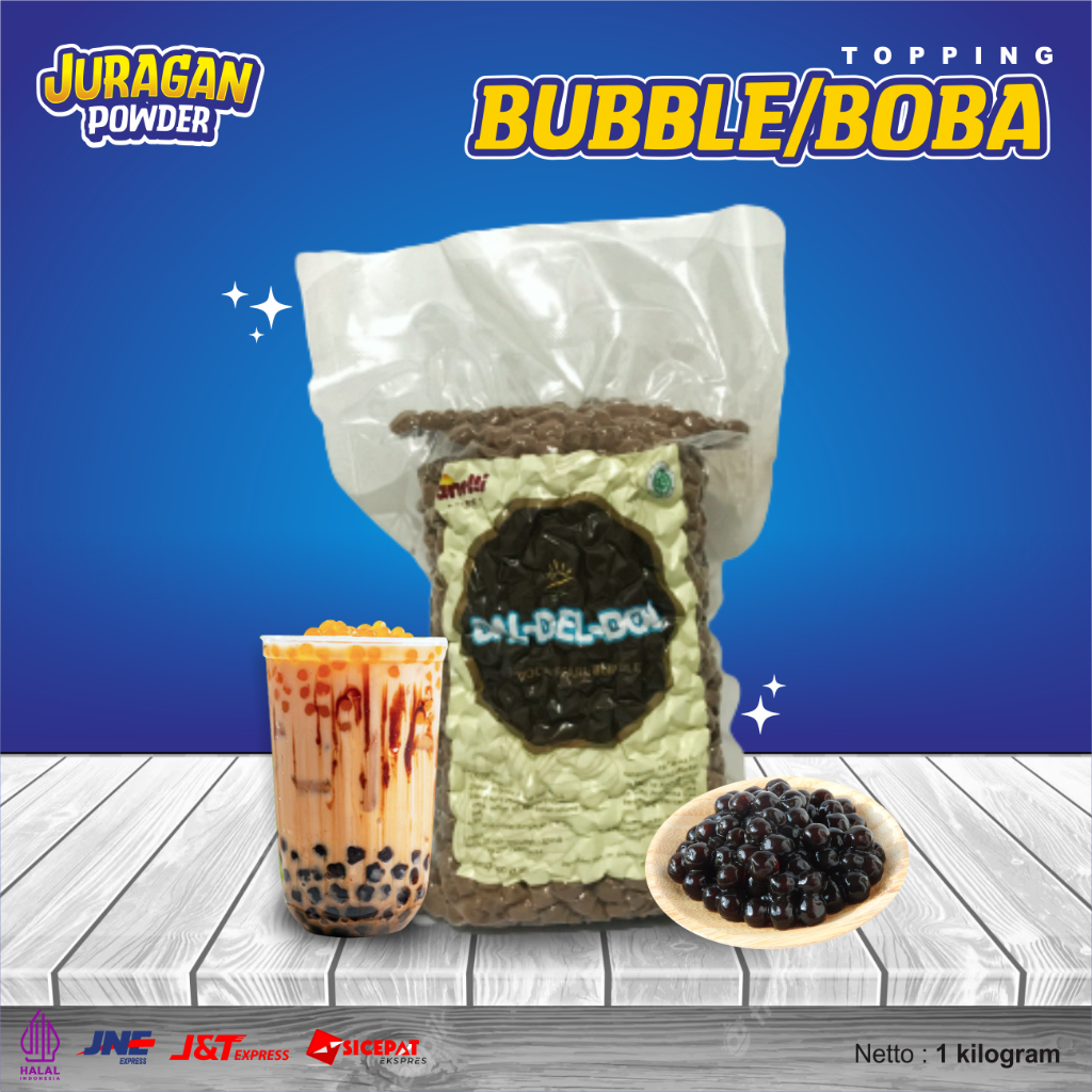 

TOPING BOBA / TOPING BUBBLE / TOPING BOBA BROWN SUGAR 1 Kilogram