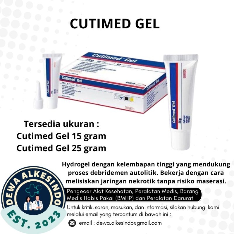 CUTIMED GEL (Hydrophilic wound dressing)