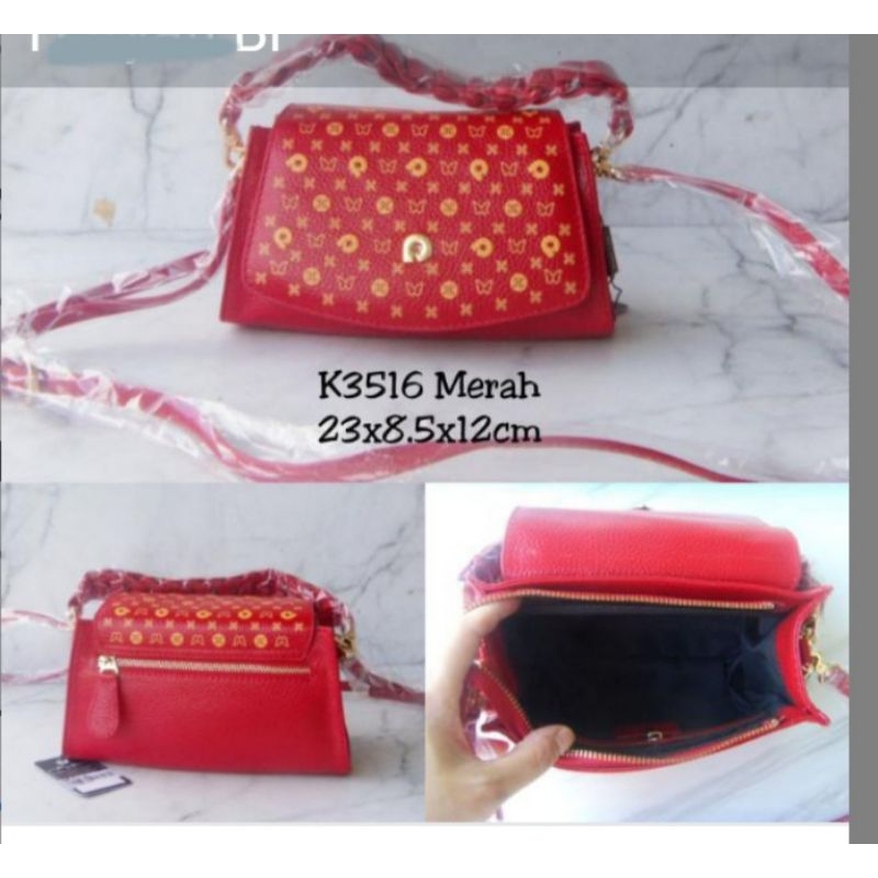 Tas papilon warna merah