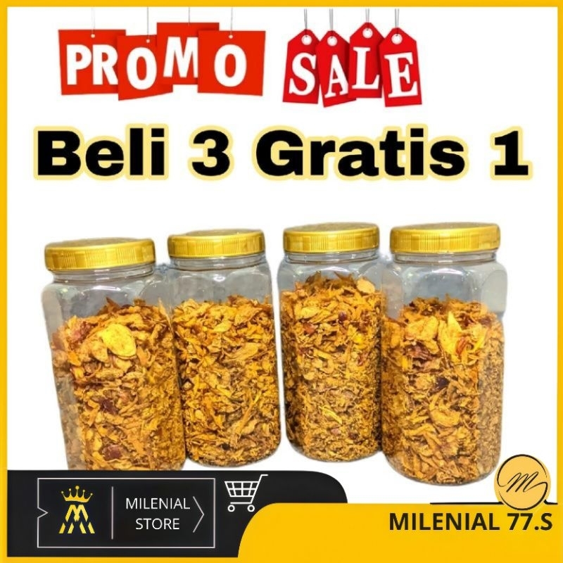 

ASLI TANPA CAMPURAN (DAPAT 4 TOPLES) BRAMBANG JOWO PREMIUM BAWANG GORENG