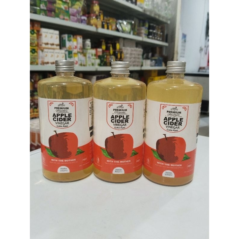 

cuka apel (PREMIUM ORGANIC) 500ml APPLE CIDER VINEGAR