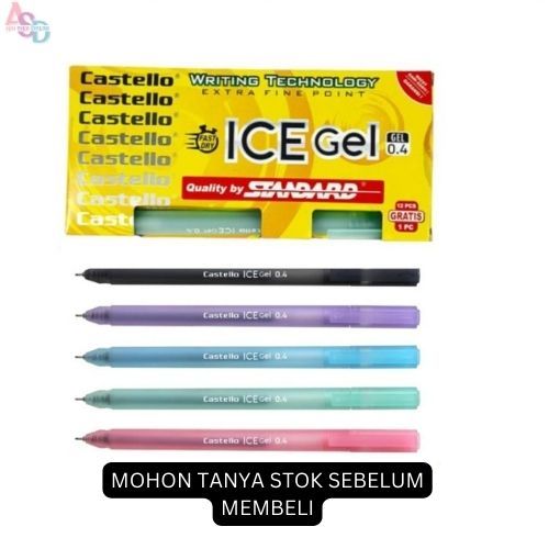 

Standard Pen - Ice Gel 0.4 (Pulpen, Pena, Ballpoint, Alat Tulis) Tipe