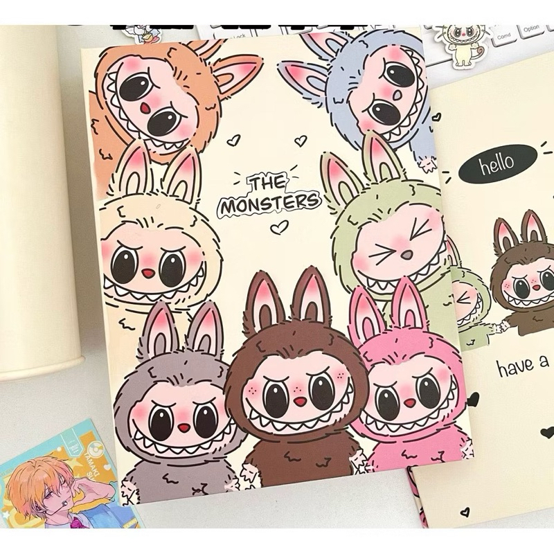 

ATK Binder A5 Motif Labubu 6 Ring Cute Cartoon The Monster