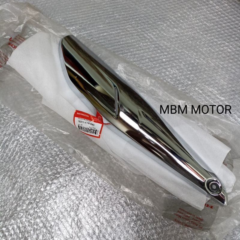 COVER TUTUP TAMENG PELINDUNG KNALPOT HONDA VERZA VERSA 18311-K18-900