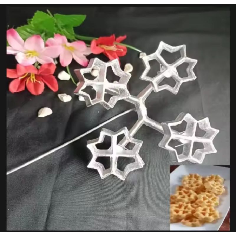 Cetakan kembang goyang/cetakan kembang goyang bungga/cetakan kembang goyang bintang.