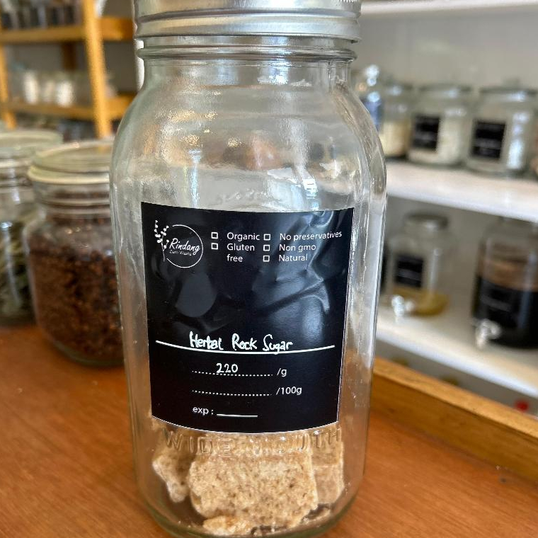 

herbal rock sugar 250 gram