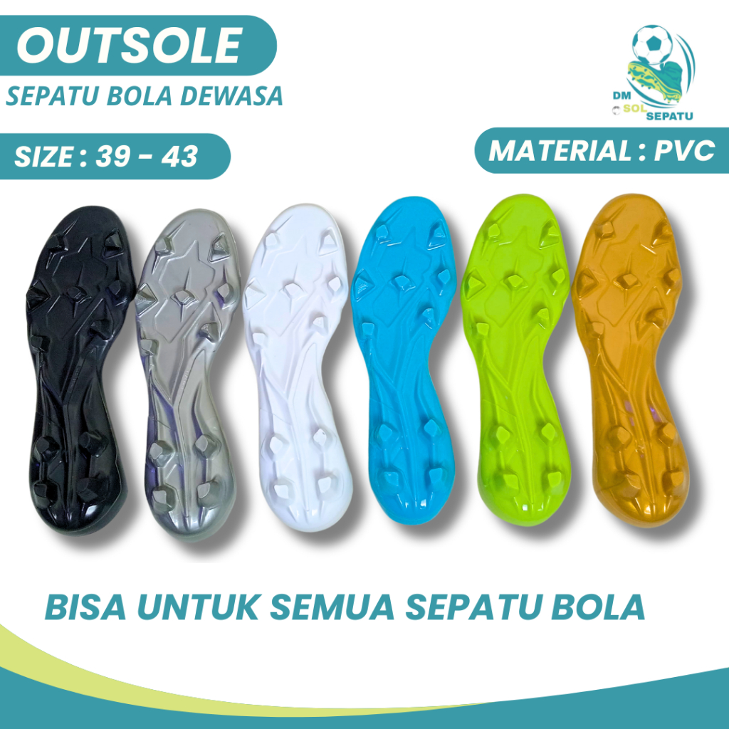 Sol Sepatu Bola - Outsole/sol sepatu bola import Telapak Sepatu Bola Model Predator