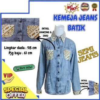 kemeja jeans cewek lengan panjang kekinian baju wanita jeans terbaru kemeja wanita jeans terbaru