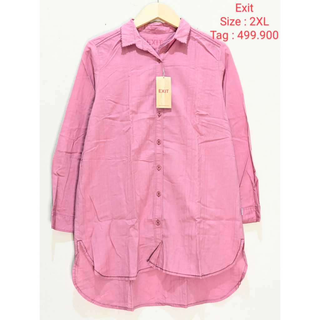 Exit Kemeja Atasan Pakaian Wanita Original