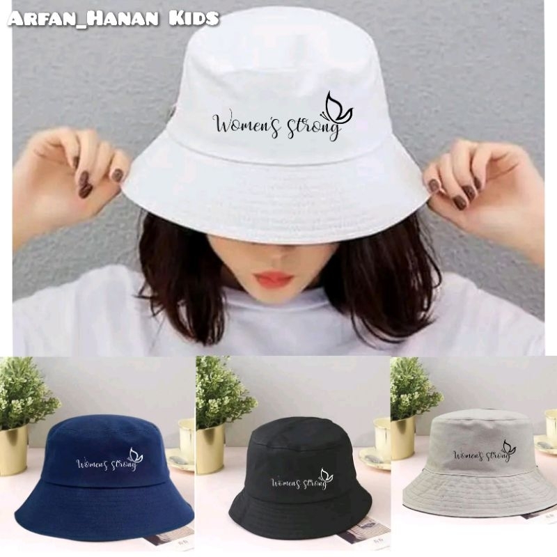 TOPI BUCKET TOPI KEPLEK TOPI BULAT UNISEX PRIA WANITA