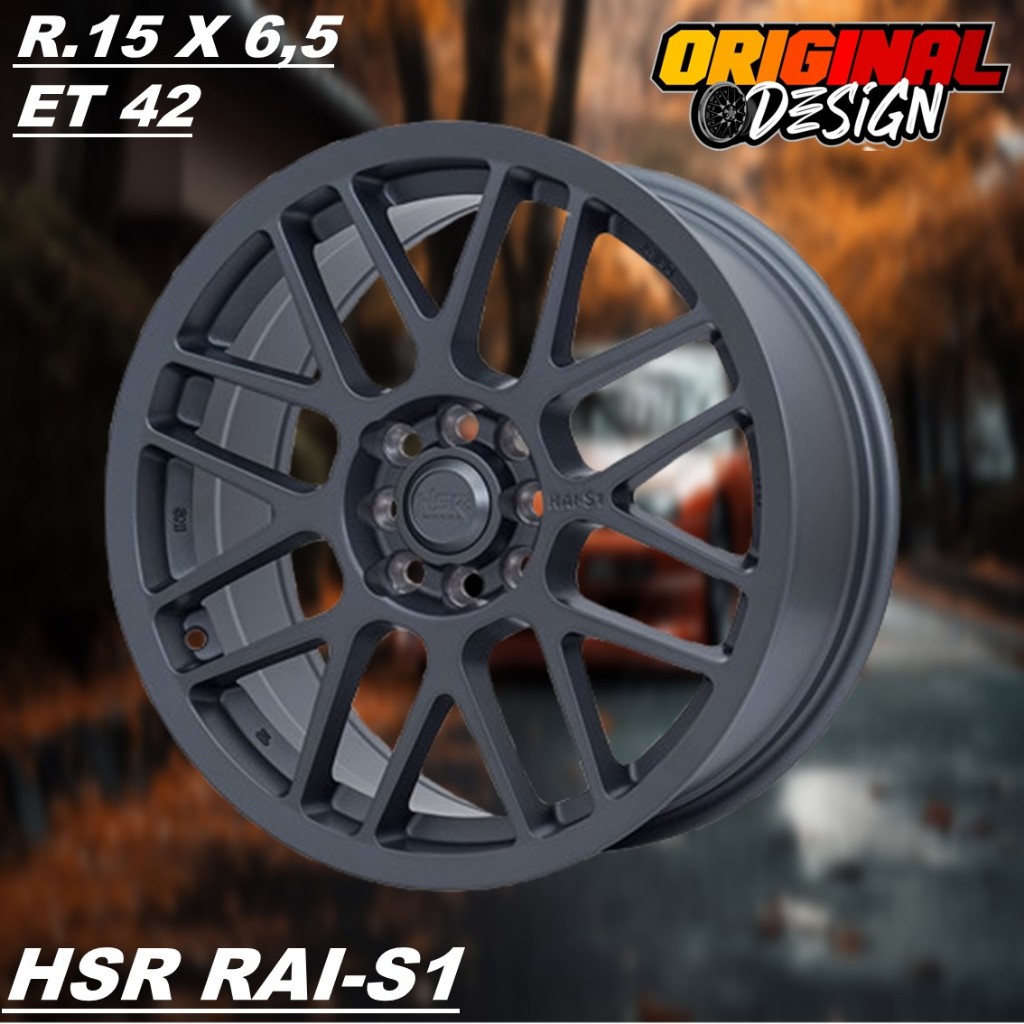 Velg Mobil Ring 17 HSR RAI S1 R17 Cocok Untuk JAZZ AVANZA FREED ETIOS