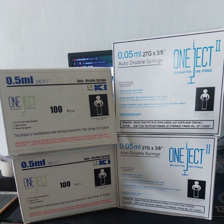 Kejar Kejutan Spuit 5ml Onejeck dan spuit 5ml Onejeck