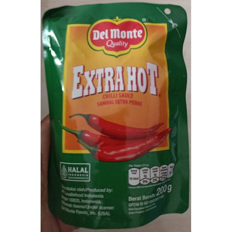 

Delmonte extra hot chili saus