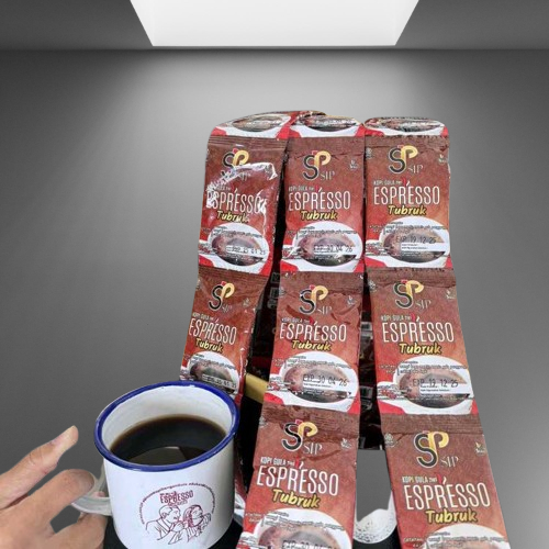 

5 bungkus kopi 2in1 espresso / kopi plus gula murah / kopi bubuk murah / kopi 2in1 murah