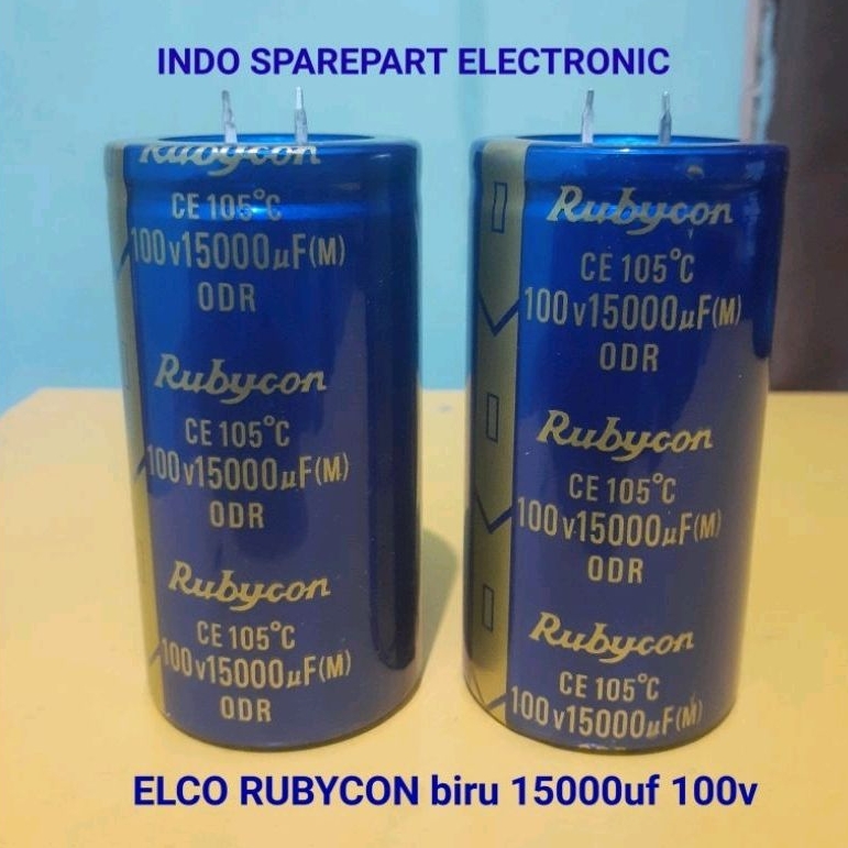 ELCO RUBYCON biru 15000uf 100v