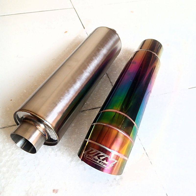 cod knalpot mobil paket cumi darat tailpipe+resonator mobil diesel pajero,fortuner,inova,panther,