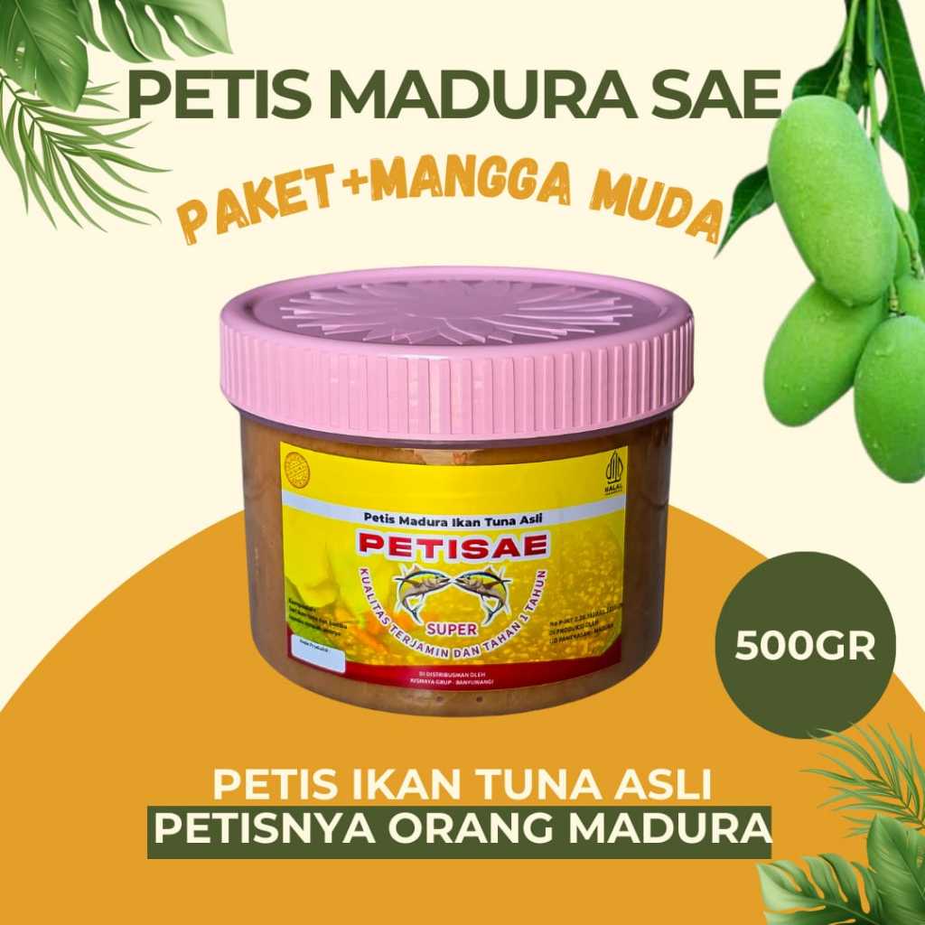 

[PETIS SAE] PAKET MANGGA+Petis Madura Sae Petis Ikan Tuna Asli Super Madura 500GR