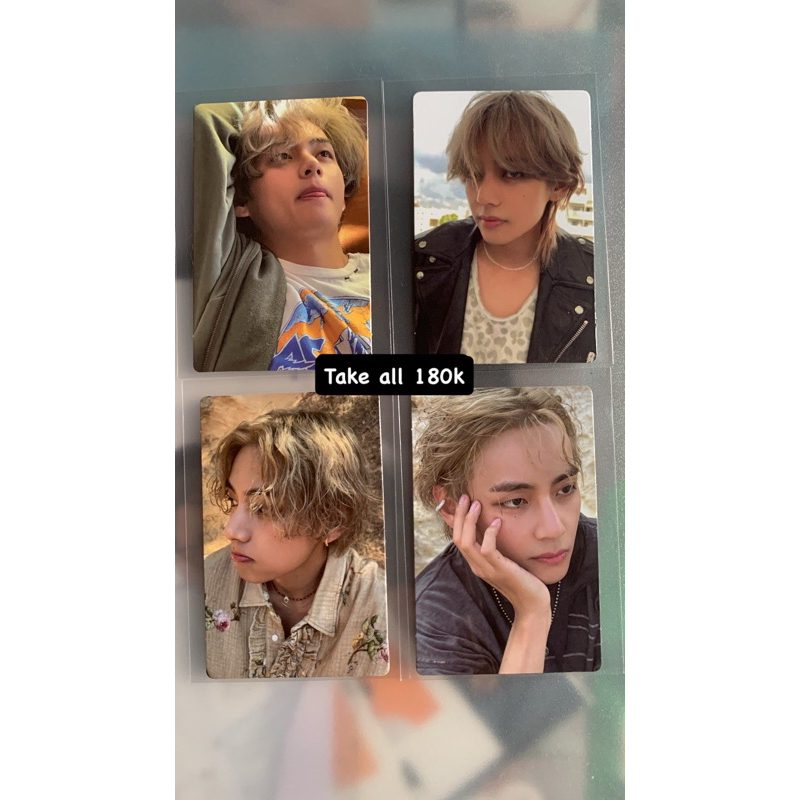PHOTOCARD PC OFFICIAL TAEHYUNG V BTS ALBUM LAYOVER
