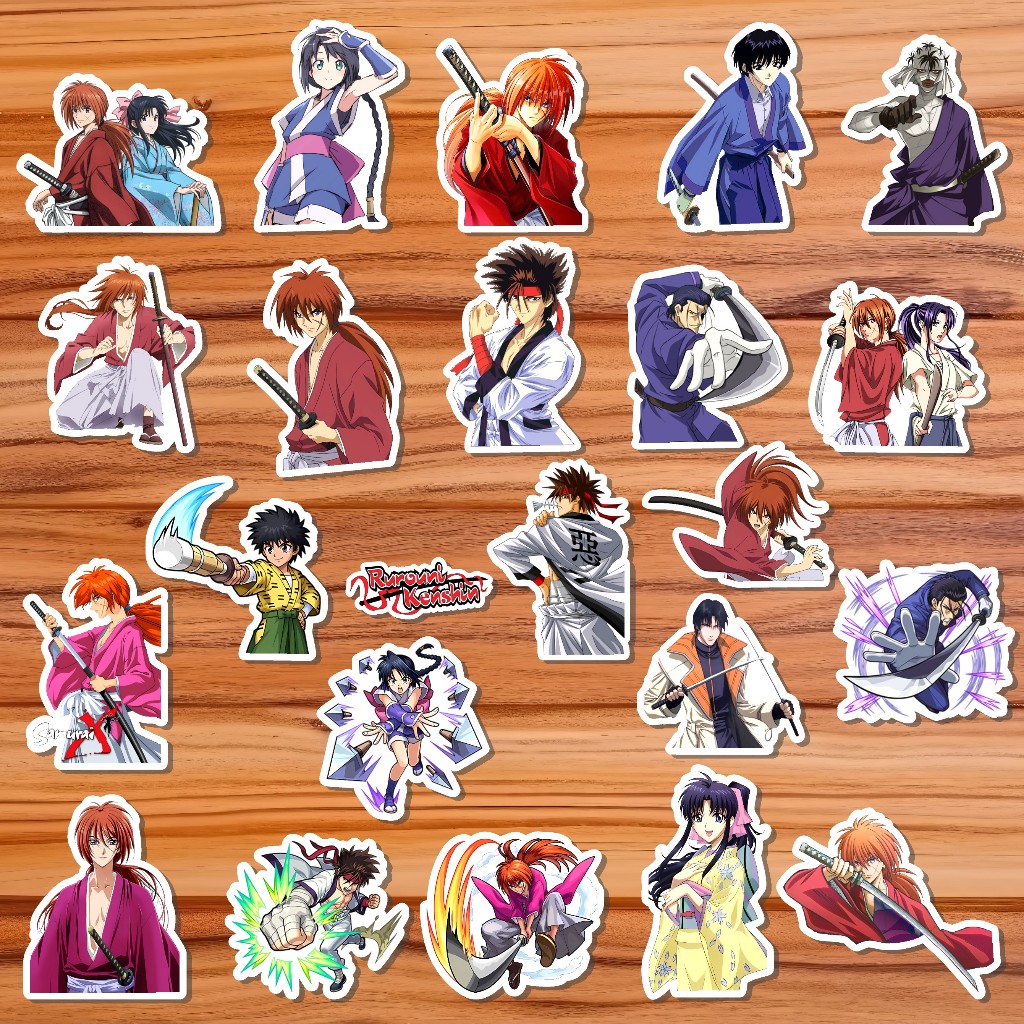 Paket Stiker Anime Samurai X