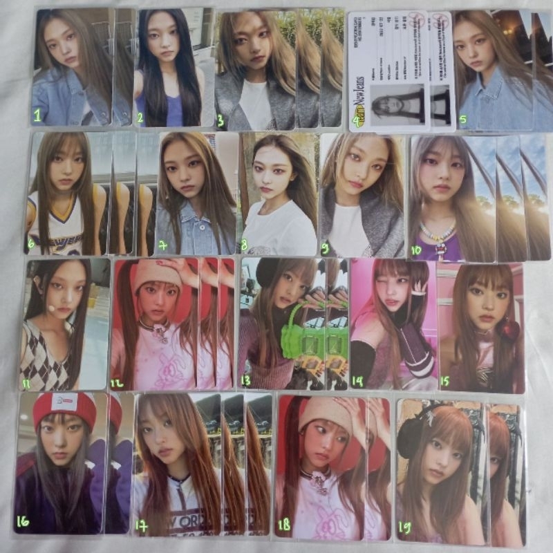 [NEWJEANS HAERIN] Photocard (PC) Official Haerin Newjeans Season Greetings 23 OMG BLUEBOOK ID CARD M