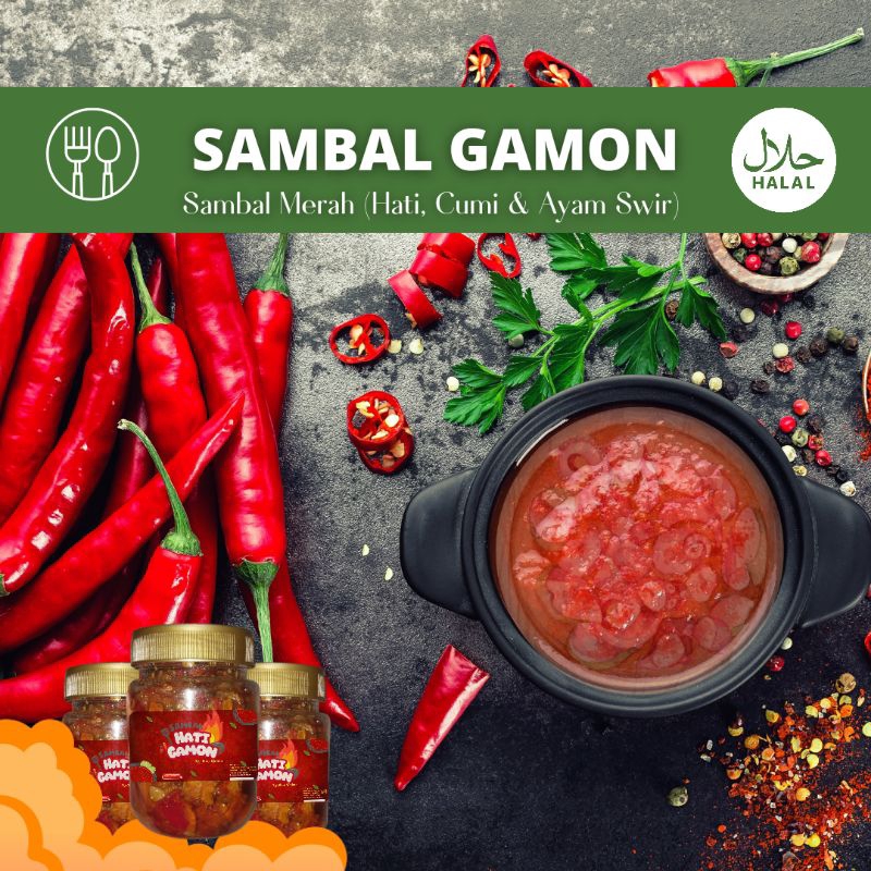 

Sambal Gamon (Hati, Cumi, Ayam Swir)