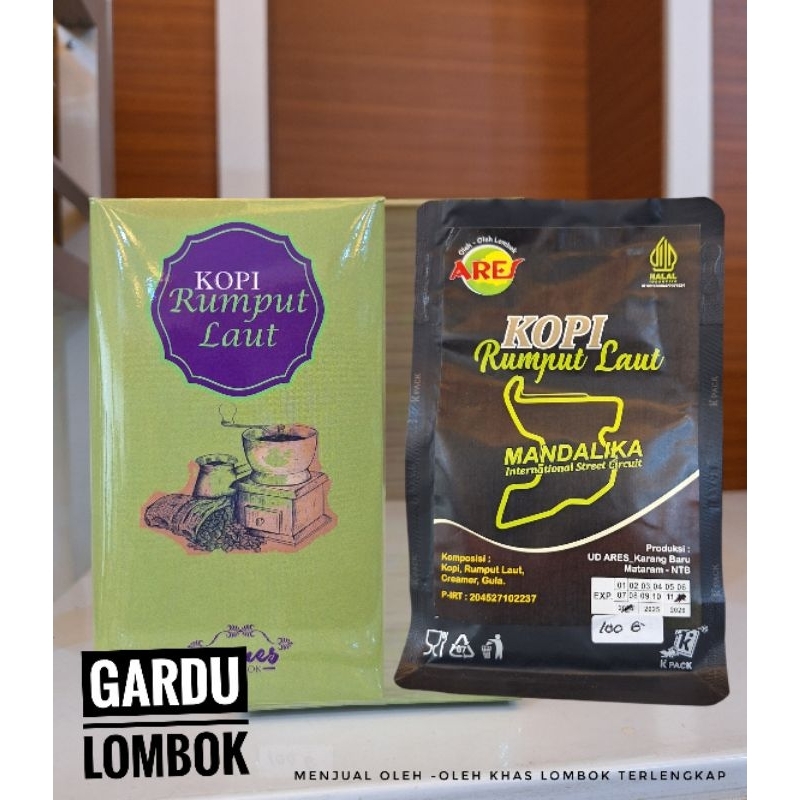 

Kopi Bubuk Rumput Laut Khas 100 gr khas Lombok