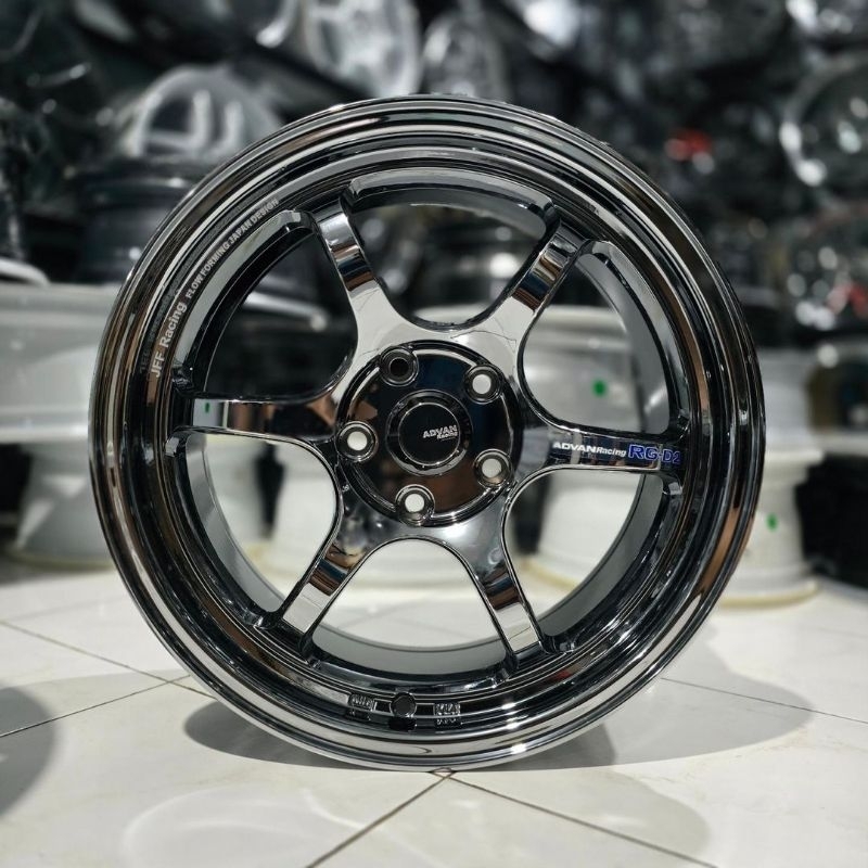 velg mobil racing R17 ADVAN RG D2 LEBAR 8 velg mobil ring 17 velg racing mobil import termurah berku