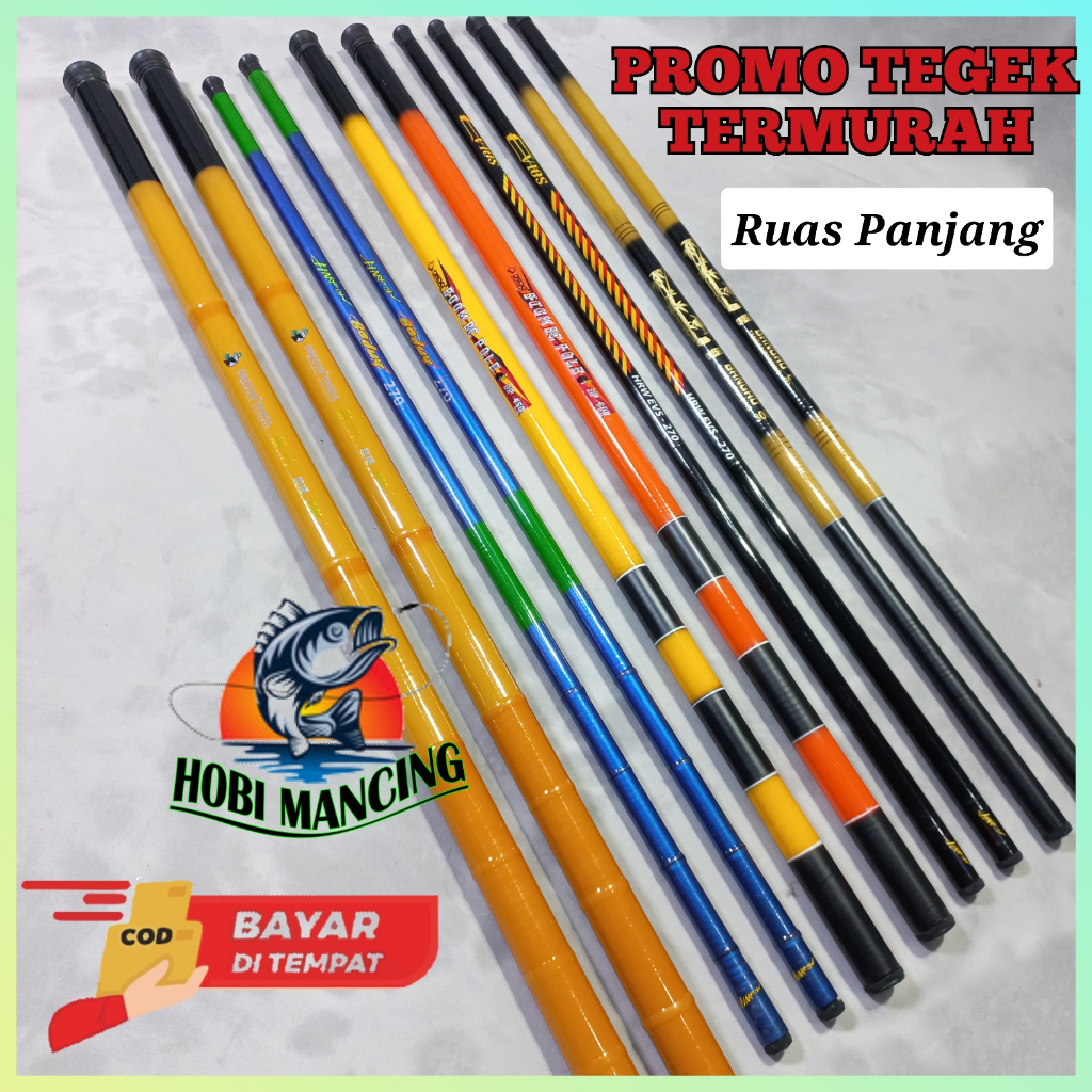 PROMO CUCI GUDANG JORAN TEGEK 180 210 240 270 300 360 450 540 LENTUR