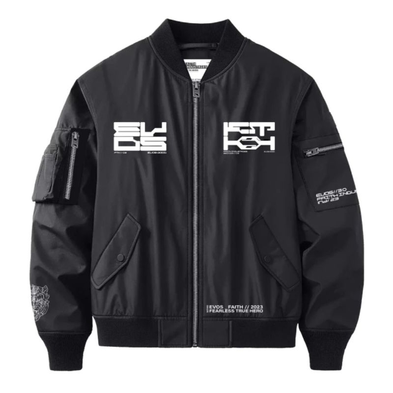 Faith Industries x EVOS Pro Kit 2023 "Fearless True Hero" Bomber Jacket