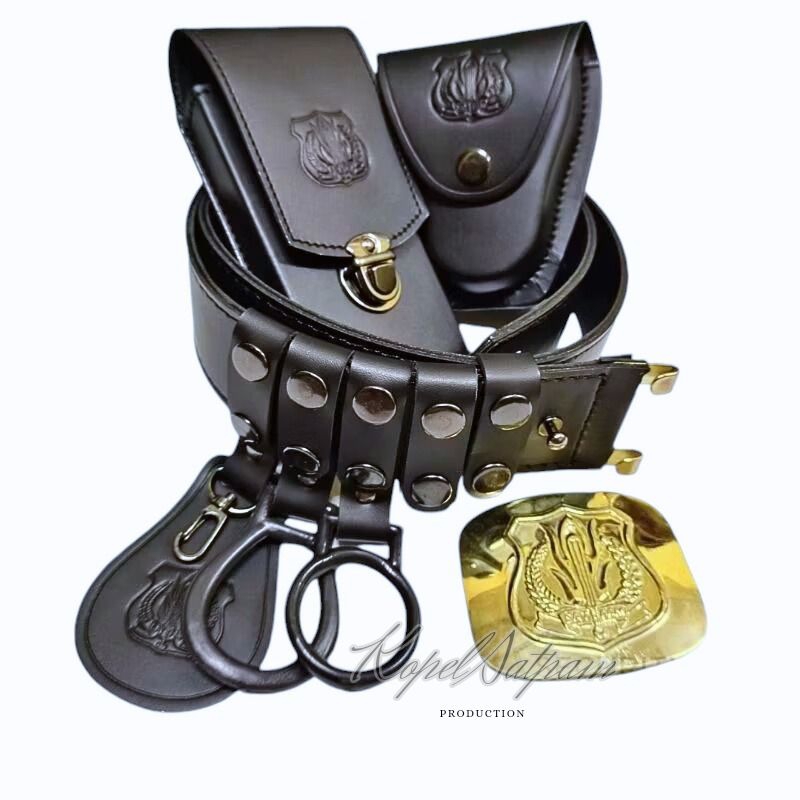 Kopel satpam lengkap 1 set pdl pdh hitam dopp