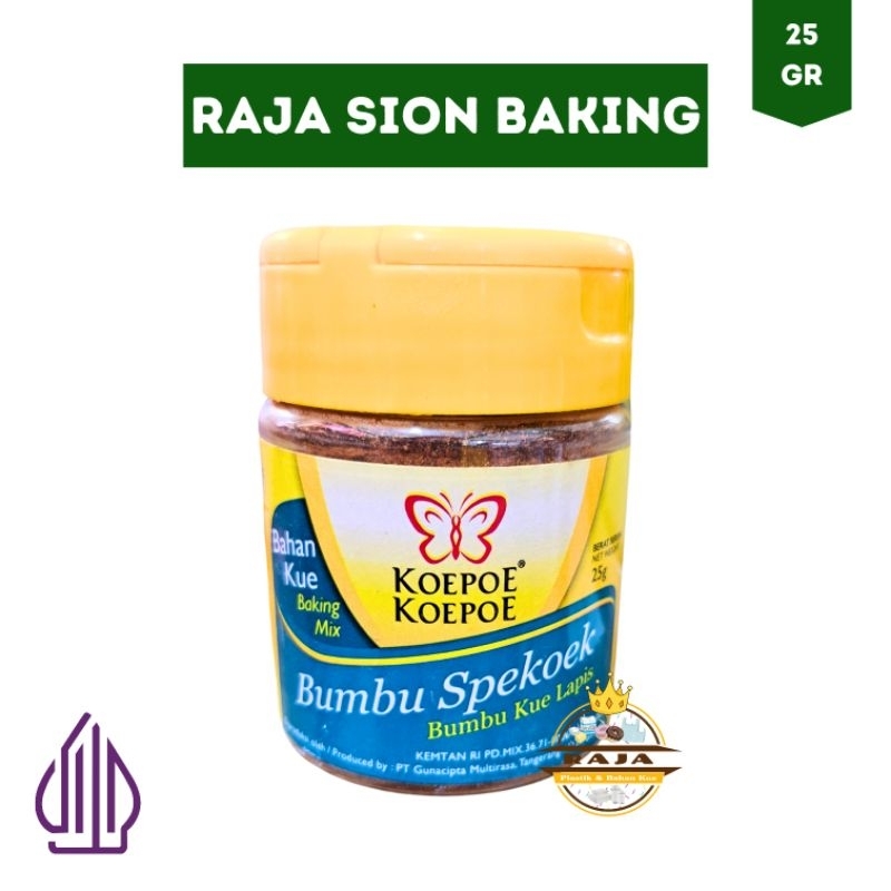 

Bumbu Spekoek KOEPOE KOEPOE 25gr / Bumbu Kue Lapis