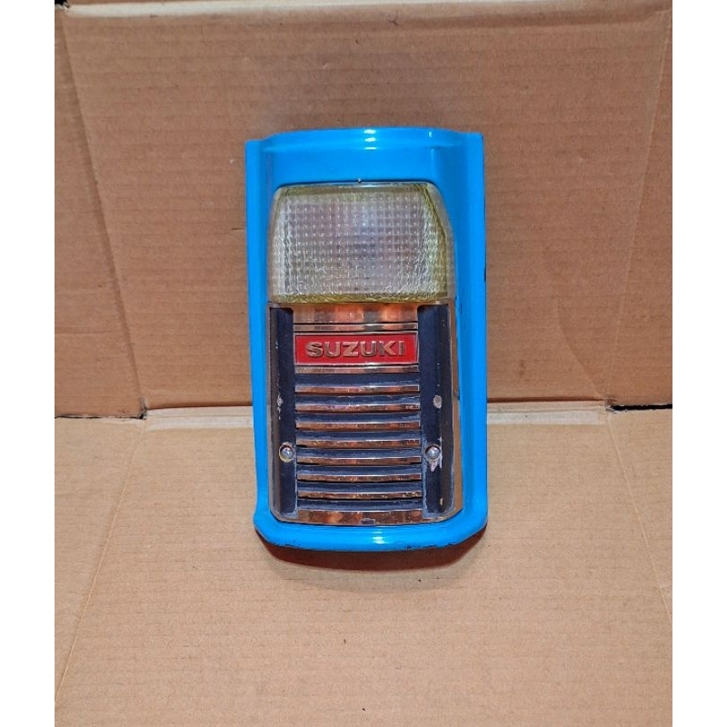 dasi panel dada Suzuki rc bravo biru laut, biru BKKBN original