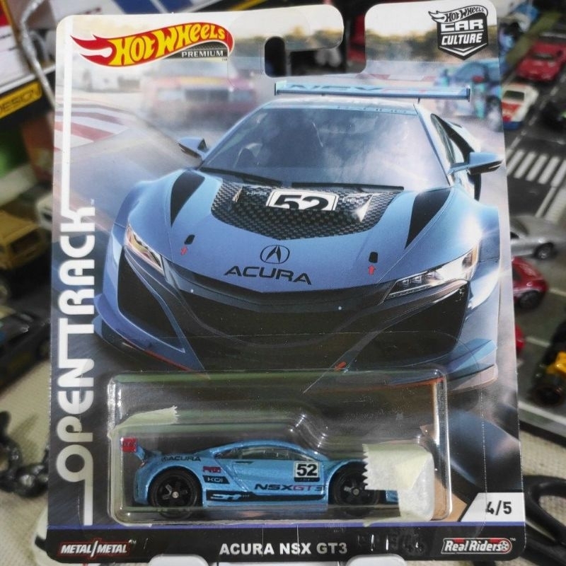 Hot wheels "ACURA NSX GT3" Premium (RARE) Open Track
