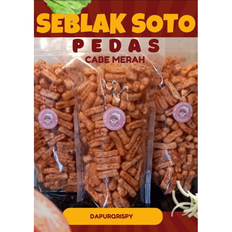 

Seblak Soto Cabe Merah Pedas 135 g