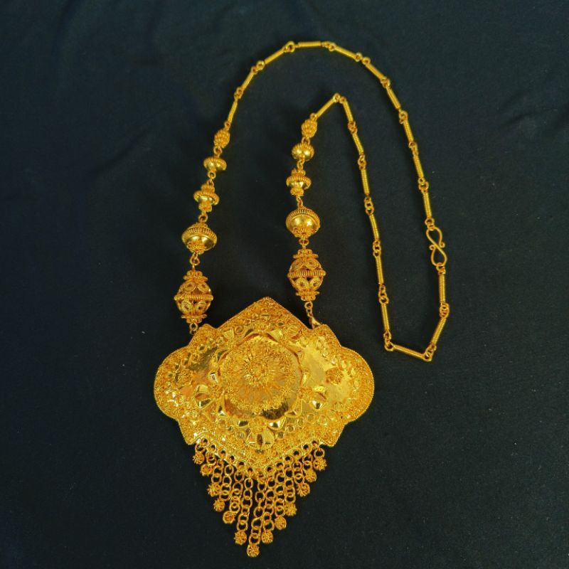 kalung pesta / kalung sultan / kalung lapis emas 24k / kalung kebaya / kalung jagong / kalung undang