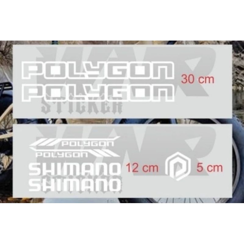 Stiker Sepeda Mtb Polygon Cutting Sticker Sepeda Polygon Road Bike
