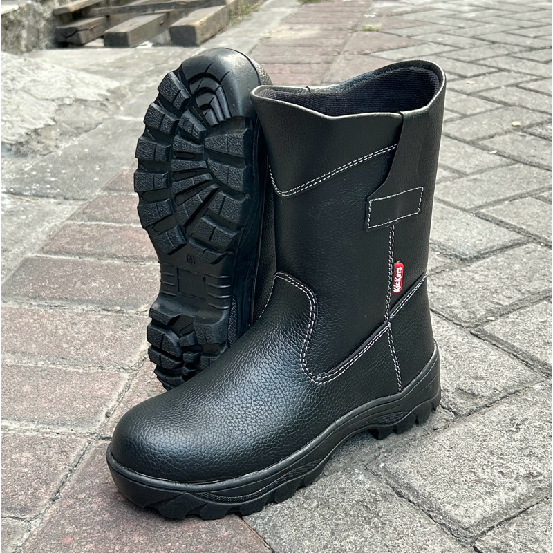 big promo sepatu safety king kickers ujung besi sepatu boot safety king kickers pria wanita boot